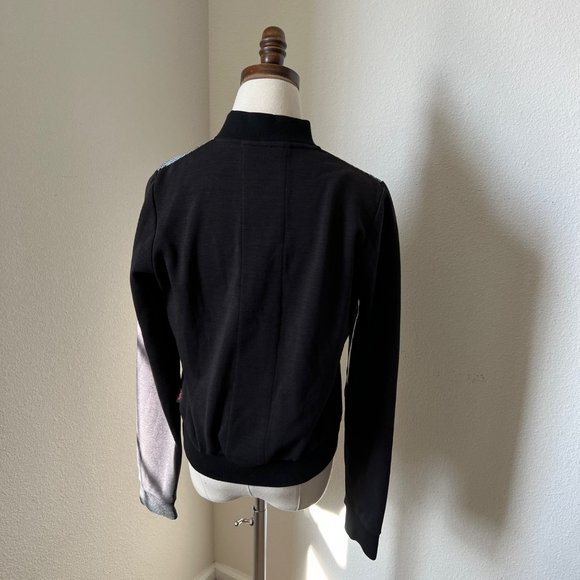 EUC Rapha + Liberty of London Two Tone Bomber Jacket Women M‎ Windproof Jersey - Picture 4 of 11